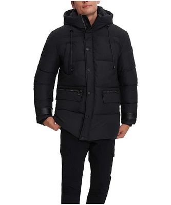 Noize Men's Russel Mid Length Parka Jacket