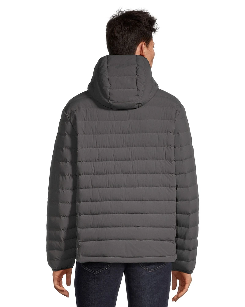 WindRiver Men's Hyper-Dri® HD1 Water Repellent Breathable T-Max® Insulated Hooded Puffer Jacket