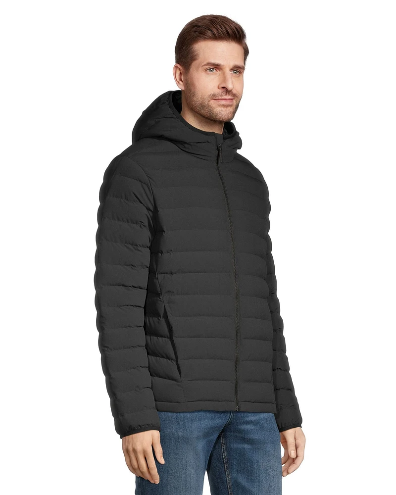 WindRiver Men's Hyper-Dri® HD1 Water Repellent-Breathable T-Max® Insulated Hooded Puffer Jacket