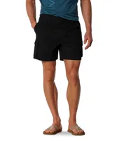 WindRiver Men's Canvas Stretch Cargo Pocket Hiking Shorts