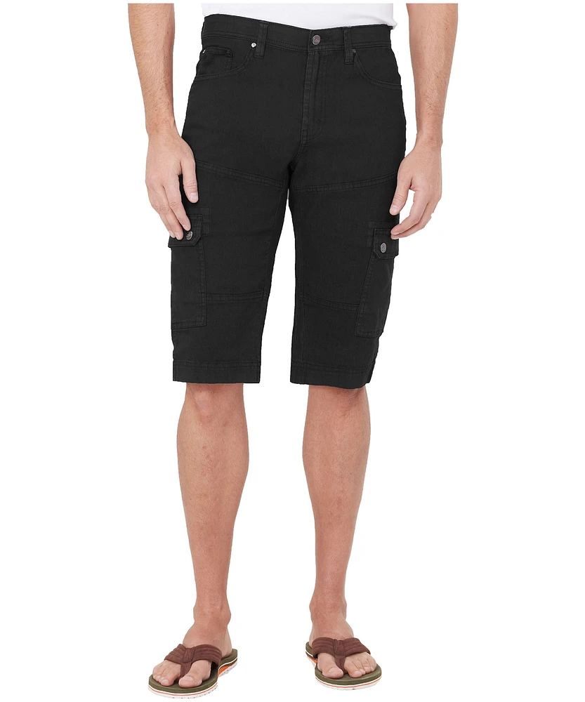 Lois Men's Lucas Stretch Slub Twill Cargo Shorts