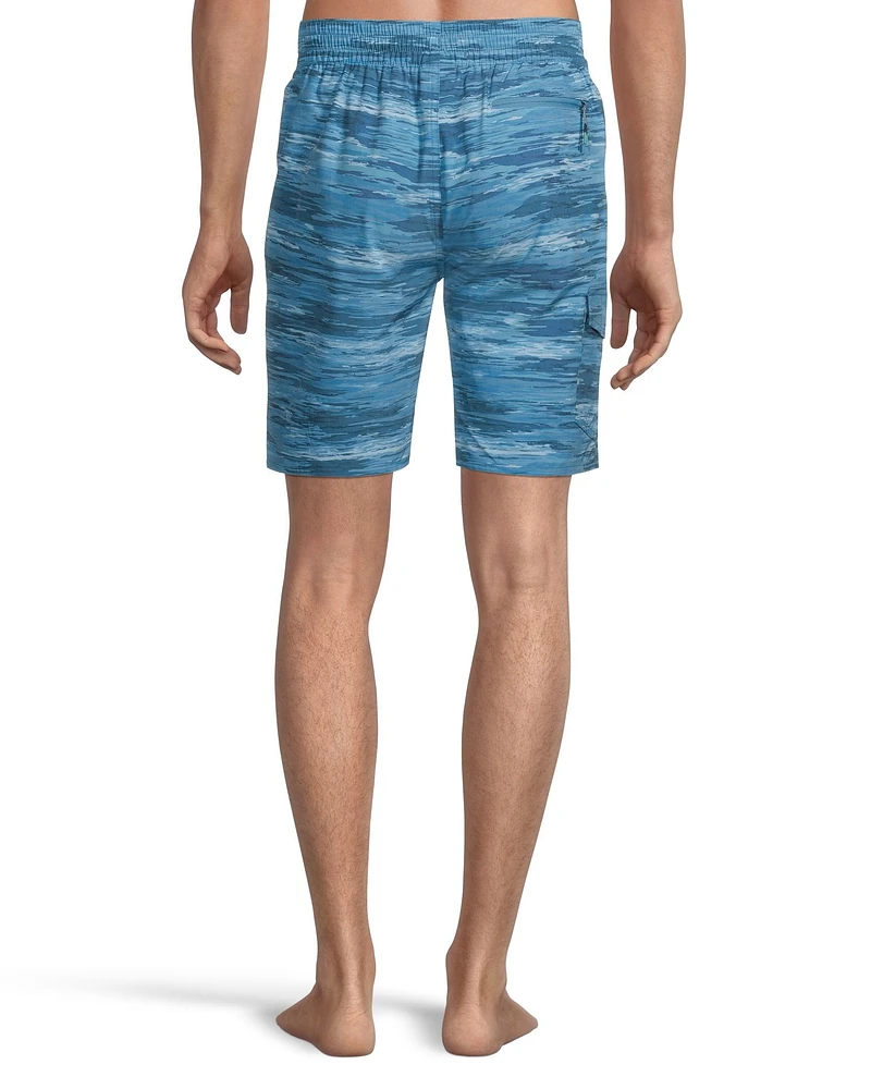 Men's All-Over-Print Quick Dry E-Board Shorts