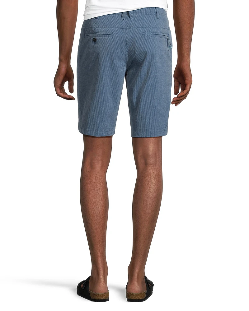 FarWest Men's Stretch Textured Hybrid Shorts