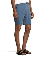 FarWest Men's Stretch Textured Hybrid Shorts