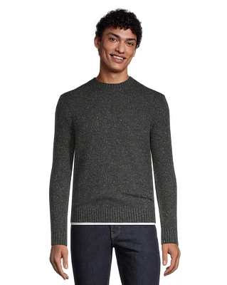 WindRiver Men's Heritage Neps Texture Crewneck Sweater