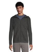 Matrix Men's Textured Full Zip Hoodie