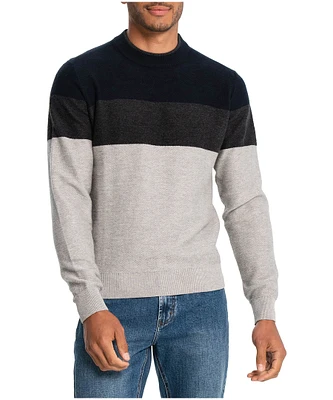 Lois Men's Maxwell ColourBlock Crewneck Sweater