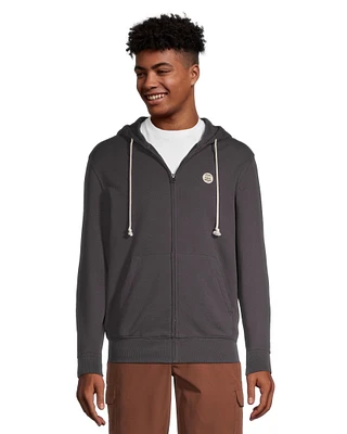 FarWest Men's Full Zip Fleece Hoodie