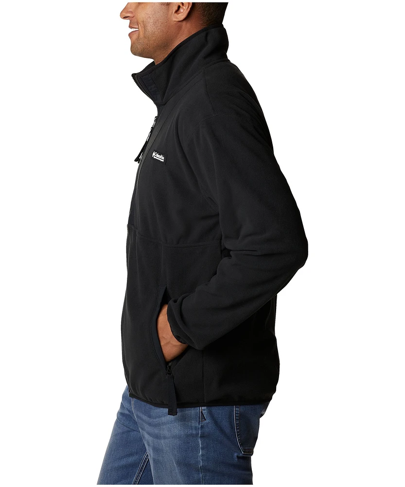 Columbia Men's Back Bowl Lightweight Full Zip Fleece Sweatshirt