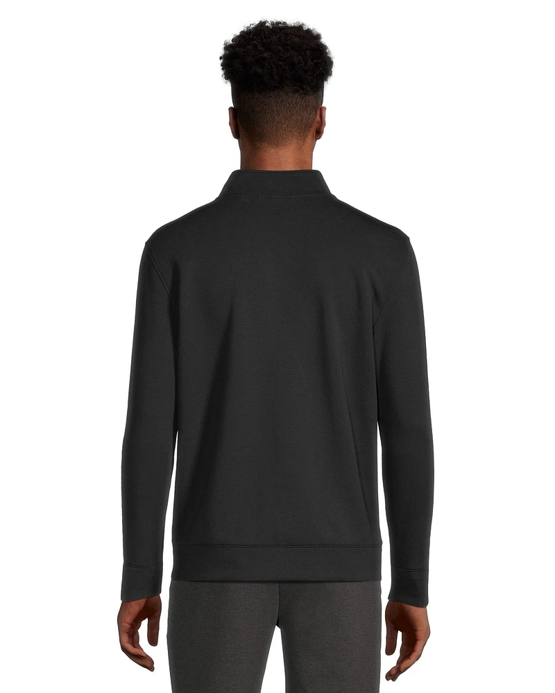 Denver Hayes Men's FreshTech® Fleece Half-Zip Mock Neck Sweatshirt