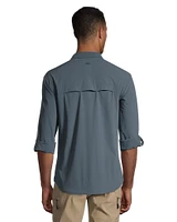 WindRiver Men's Modern Fit Long Sleeve Tick & Mosquito Repellent Shirt