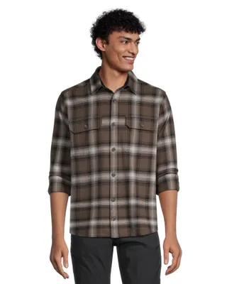 WindRiver Men's Heritage Collection Stretch Fashion Flannel Shirt