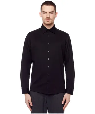 Projek Raw Men's Long Sleeve Modern Fit Vegan Button Down Shirt