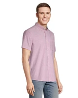 Denver Hayes Men's Oxford Casual Stretch Modern Fit Shirt