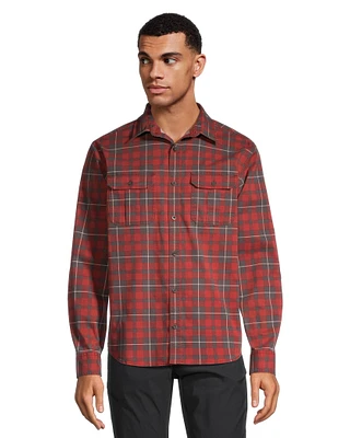 WindRiver Men's Long Sleeve Classic Fit Utility Shirt