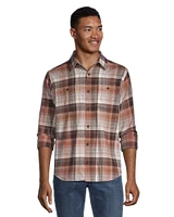 WindRiver Men's Basic Stretch Flannel Shirt