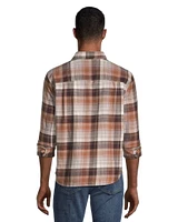 WindRiver Men's Basic Stretch Flannel Shirt