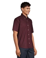 Denver Hayes Men's Stretch Oxford Casual Button Down Shirt