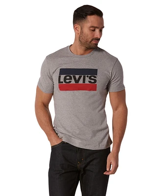 Levi's Men's Sportswear Graphic T Shirt - Grey