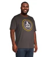 Logo T-Shirt Men's Atari Retro Graphic T Shirt - Charcoal Heather