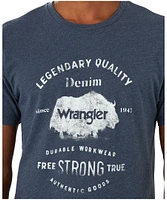 Wrangler Men's Legendary Quality Crewneck Graphic T Shirt