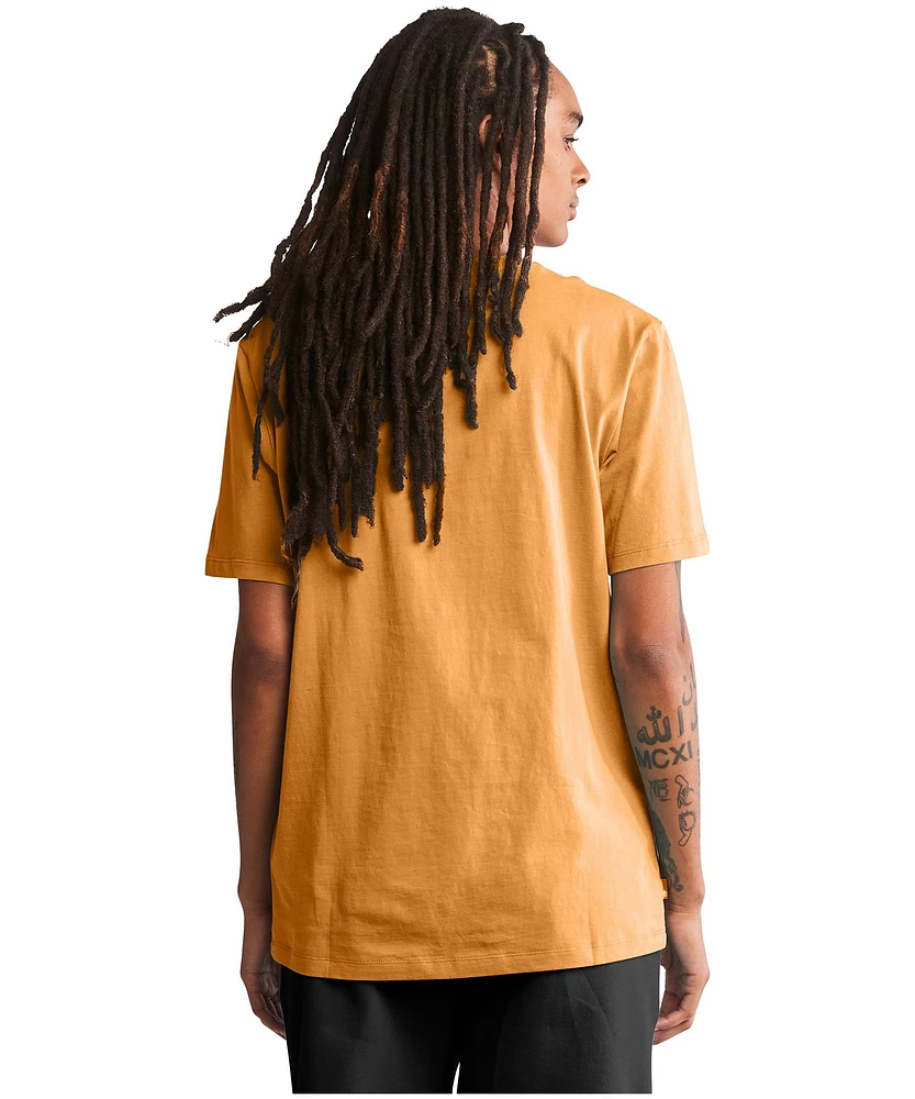 Timberland Men's Core Tree Stack Logo Crewneck Cotton T Shirt