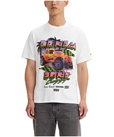 Levi's Men's Dune Buggy Relaxed Fit Graphic Crewneck Cotton T Shirt