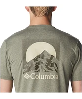 Columbia Men's Tech Trail Moonscape Omni-Shade Graphic CrewneckT Shirt