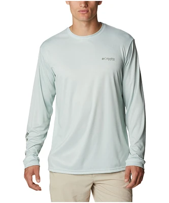 Columbia Men's Terminal Tackle PFG Omni-Shade Tech Crewneck T Shirt