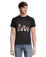 Logo T-Shirts Men's Peanuts Abby Road Graphic T Shirt