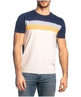 Lois Men's Denver Colourblock Crewneck T Shirt -  Midnight Combo