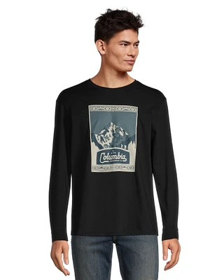 Columbia Men's Rockaway River Long Sleeve Graphic T Shirt