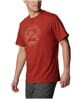 Columbia Men's Rockaway River Logo Graphic Comfort Stretch Crewneck T Shirt