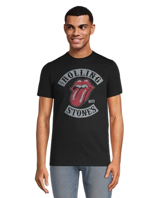 Logo T-Shirt Men's Rolling Stones Classic Fit Crewneck Graphic T Shirt