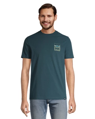 Helly Hansen Men's Back Mountain Graphic Short Sleeve T Shirt