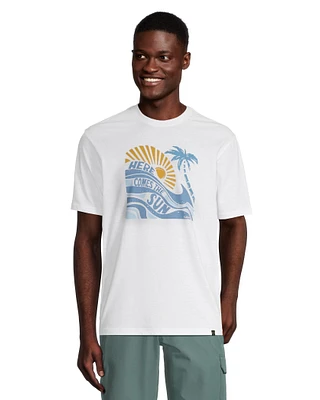 FarWest Men's Here Comes The Sun Graphic T Shirt