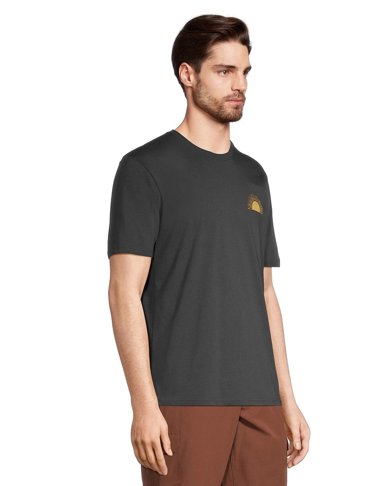 FarWest Men's Comfort Dry Sun Graphic T Shirt