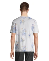 FarWest Men's Reverse Print Short Sleeve T Shirt