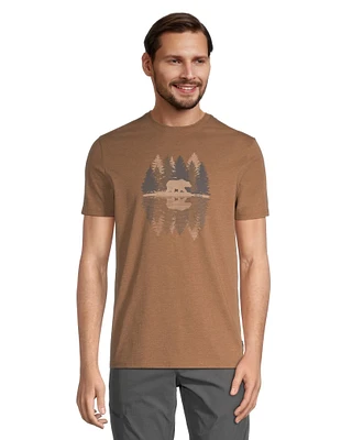 WindRiver Men's Bear Graphic T Shirt