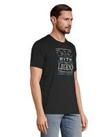 Jumpstart Men's Man Myth Legend Graphic T Shirt