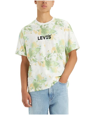 Levi's Men's Splatter All Over Print Graphic Cotton T Shirt