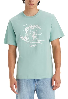 Levi's Men's Surf Graphic Cotton T Shirt