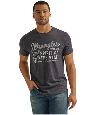 Wrangler Men's Spirit of The West Short Sleeve Graphic T Shirt