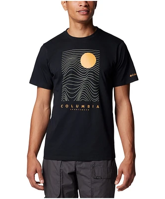 Columbia Men's Linear Drifts Graphic T Shirt