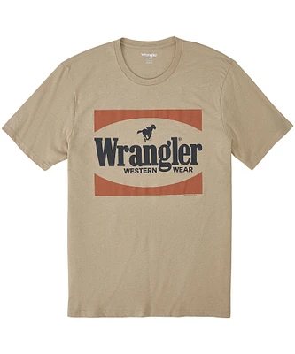 Wrangler Men's Western Logo T Shirt