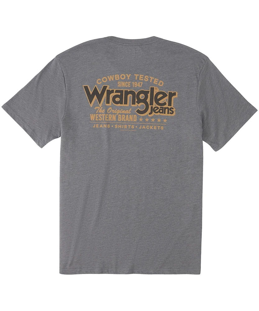 Wrangler Men's Cowboy Logo T Shirt