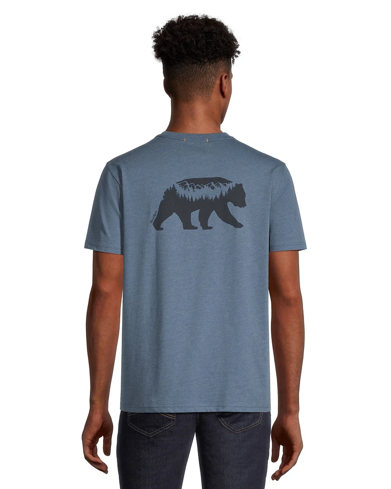 WindRiver Men's Bear Graphic T Shirt