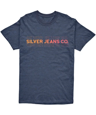 Silver Men's Logo Graphic T Shirt