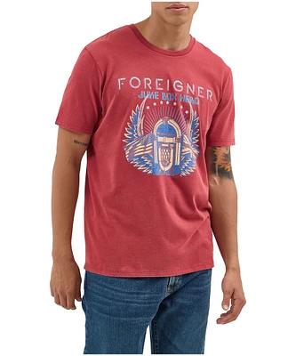 Wrangler Men's IP Foreigner Juke Box Graphic T Shirt