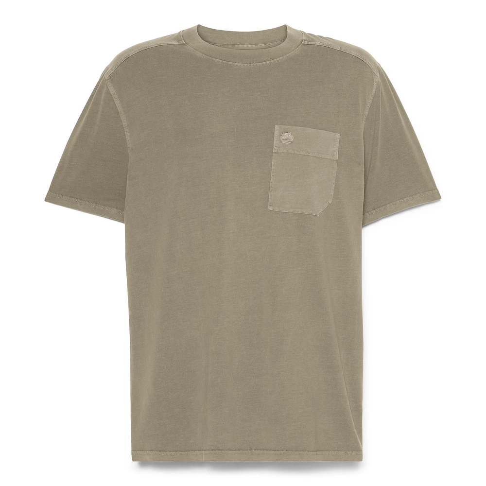 Timberland Men's Garment Dye Tree Logo T Shirt